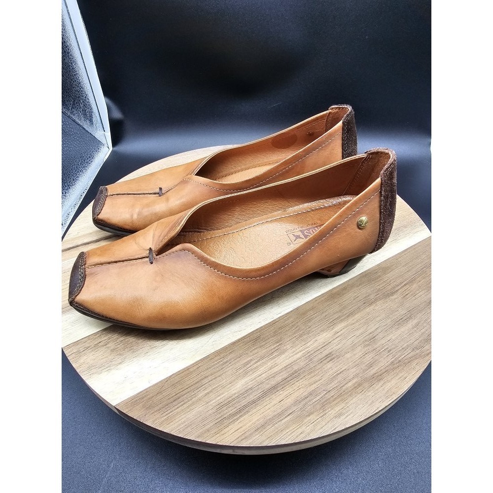 Pikolinos Womens Size 36 Brown Leather Slip On Pumps US Size 6 - Picture 3 of 9